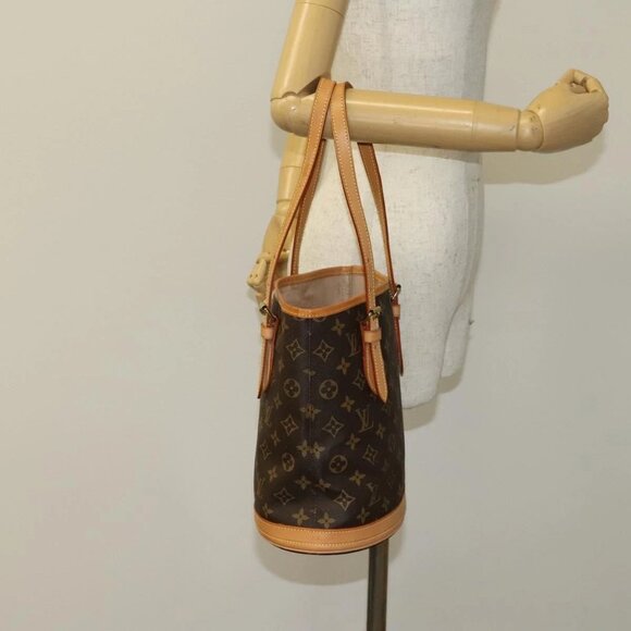 LOUIS VUITTON Monogram Bucket PM Shoulder Bag M42238 LV Auth ep9630 - Picture 1 of 14